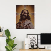 Poster de Jésus riant (Bureau à domicile)