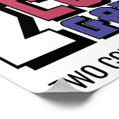 Poster de jeu de deux vaches (Coin)