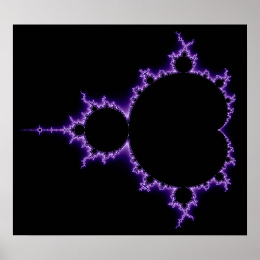 Poster de jeu de mandelbrot électrique (Devant)