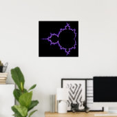 Poster de jeu de mandelbrot électrique (Bureau à domicile)