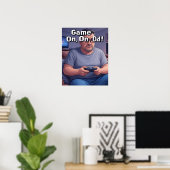 Poster De Jeu Sur Le Canapé Papa (Bureau à domicile)