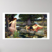 Poster de John William Waterhouse Echo et Narcissu (Devant)