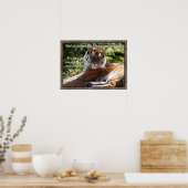 Poster de Joshua 1:9 Tiger (Cuisine)