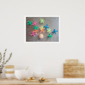 Poster de jouets colorés et de balles (Cuisine)