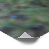 Poster de jour pourpre N turquoise (Coin)