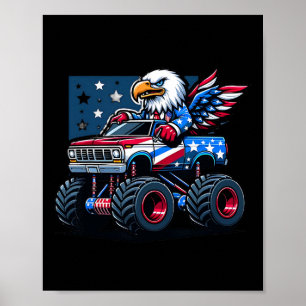 Poster De Juillet Chemises Garçons Enfants Drapeau améric