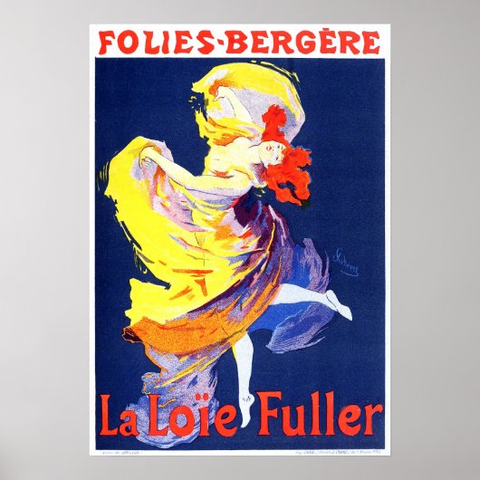 Poster de Jules Cheret Folies Bergere (Devant)