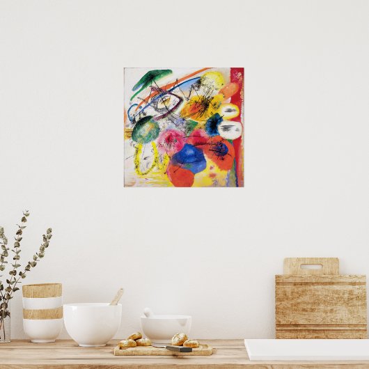 Poster de Kandinsky Black Lines (Cuisine)