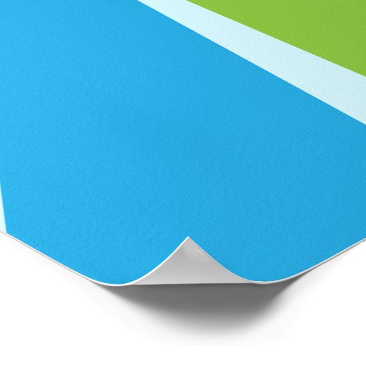 Poster de Kawaii Cloud et Rainbow (Coin)