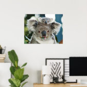 Poster de Koala et de Cub (Bureau à domicile)