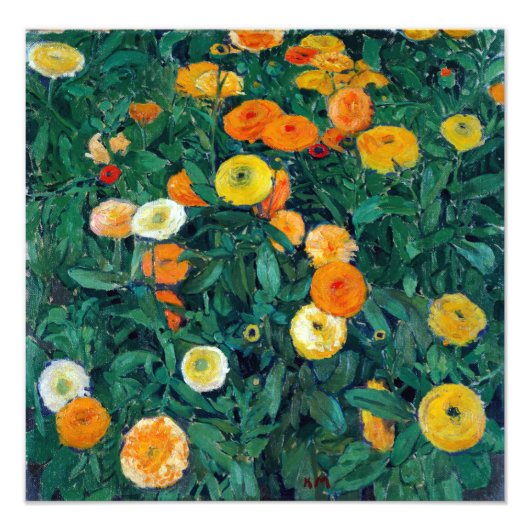 Poster de Koloman Moser Marigolds (Devant)