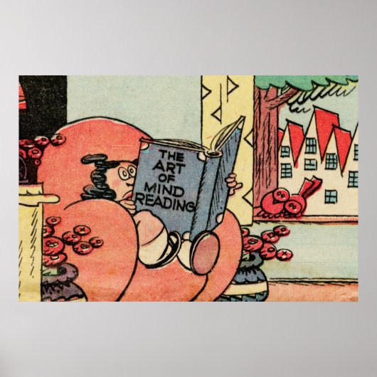 poster "De kunst van het Mind lezen" (Voorkant)