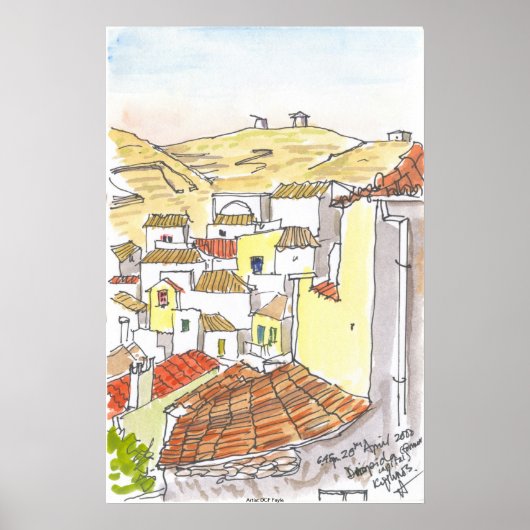 Poster de Kythnos Grèce (Devant)