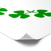 Poster de l’anneau Shamrock de la Saint-Patrick (Coin)
