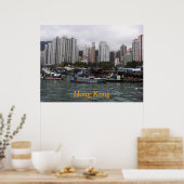 Poster de la baie de Hong Kong (Cuisine)