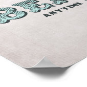 Poster de la baleine vintage (Coin)