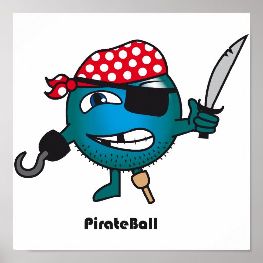Poster de la balle de pirate (Devant)