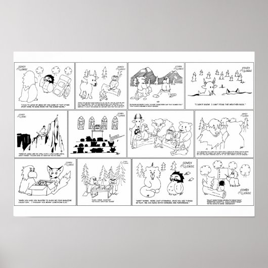 Poster de la bande dessinée Covey Logic (Devant)