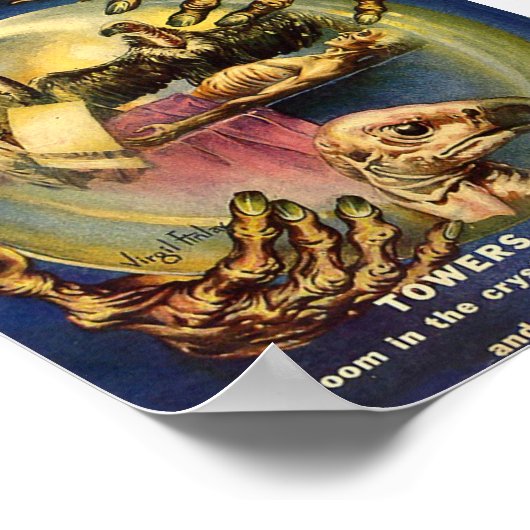 Poster de la bande dessinée de contes étranges 1er (Coin)