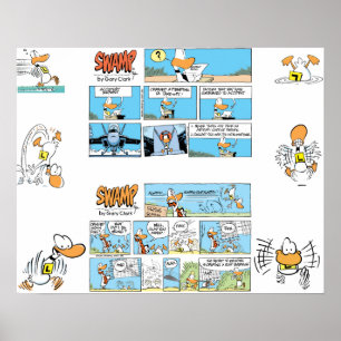 Poster de la bande dessinée Ding Duck Aviation