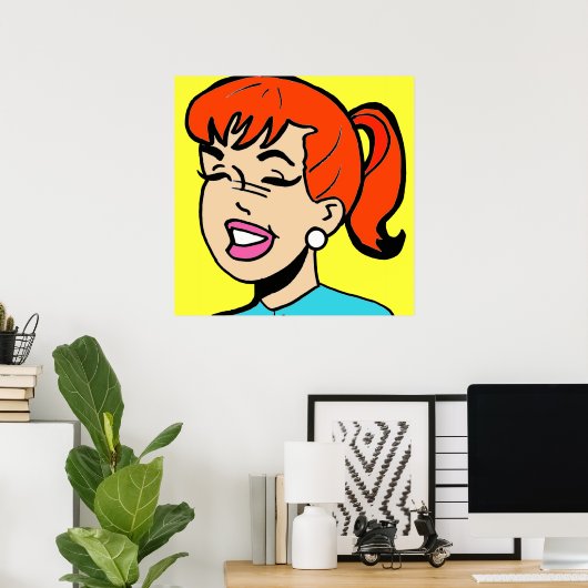 Poster de la bande dessinée Giggles (Bureau à domicile)