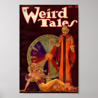 Poster de la bande dessinée Weird Tales Décembre