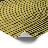 Poster de la bannière Matte Gold Modern Glam (Coin)