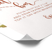 Poster de la barre de cacao chaud de la chute rust (Coin)