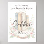 Poster de la barre de café Fleur sauvage (Devant)