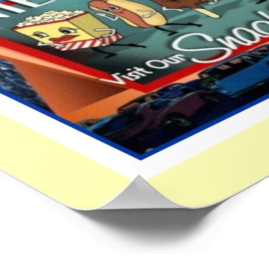 Poster de la barre de snacks d'entrée (Coin)