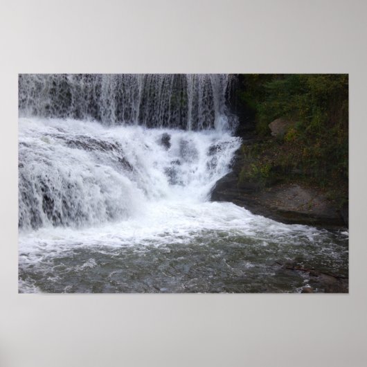 Poster de la base des chutes d'eau (Devant)