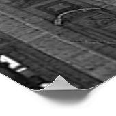 Poster de la Basilique de Saint-Pierre en noir bla (Coin)