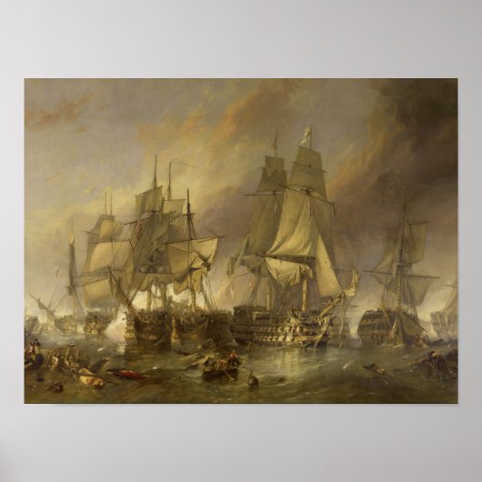 Poster de la bataille de Trafalgar W C Stanfield 1 (Devant)