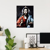 Poster de la bénédiction du Christ d'El Greco (Bureau à domicile)