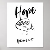 Poster de la Bible vers Hébreux (Devant)