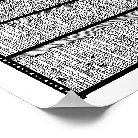 Poster de la bibliothèque (Coin)