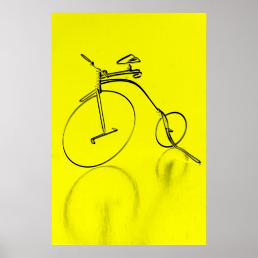 Poster de la bicyclette Joyeux Funky (Devant)