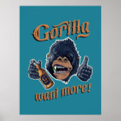 Poster de la bière Gorilla (Devant)