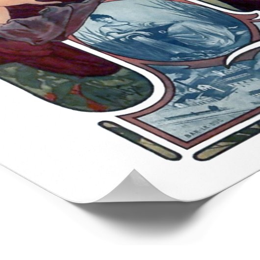 Poster de la bière Mucha (Coin)