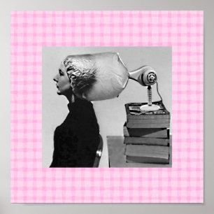 Poster de la boutique de beauté vintage