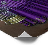 Poster de la cage gothique des oiseaux (Coin)