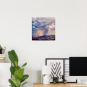 Poster de la caille d'orage couleur (Bureau à domicile)