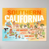 Poster de la Californie du Sud (Devant)