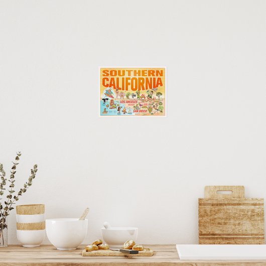 Poster de la Californie du Sud (Cuisine)