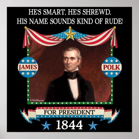 Poster de la campagne James Polk (Devant)