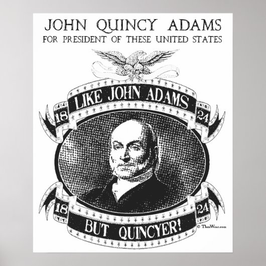Poster de la campagne John Quincy Adams 1824 (Devant)