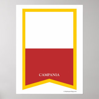 Poster de la Campania Naples Italie