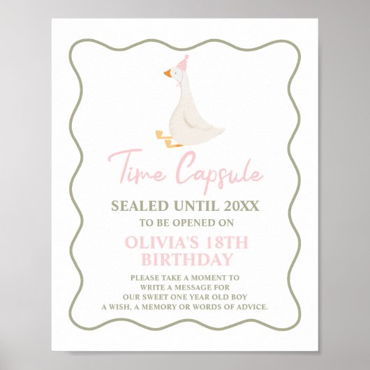 Poster de la Capsule de 1er Anniversaire de Goose  (Devant)