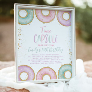 Poster de la capsule de l'heure d'anniversaire Aqu