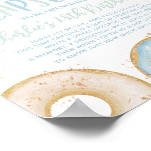 Poster de la capsule de l'heure d'anniversaire ble (Coin)